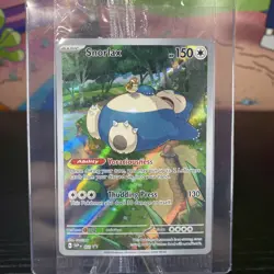 Snorlax 051 Sv: Scarlet & Violet Promo Cards Holo SEALED - Image 1