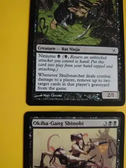 MTG Card. Skullsnatcher & Obika-Gang Shinobi - rat Ninja's Kamigawa 2 cards - Image 4
