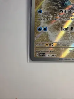 Pokemon Squirtle Holo Card TCG SV Scarlet & Violet 151 Series 170/165 LP - Image 3