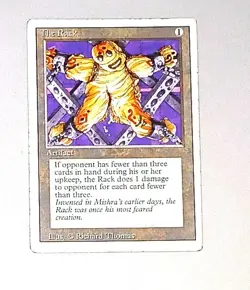 Magic the Gathering * MTG * 1 x The Rack * Revised * MP - Image 1