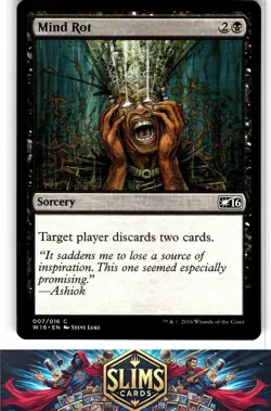 Magic the Gathering MTG Welcome Deck 2016 Mind Rot #7 Buy 2 Get 1 - Image 1