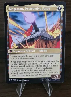 MTG Megatron, Tyrant Universes Beyond: Transformers Regular Free Ship - Image 2