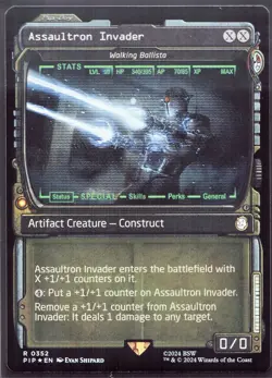 Walking BallistaAssaultron Invader - 352 Showcase Foil MTG Fallout - Image 1