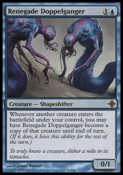 MTG Magic the Gathering Renegade Doppelganger (84/255) Rise of the Eldrazi MP - Image 1