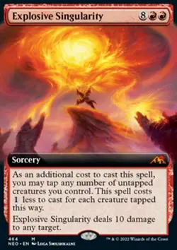MTG Explosive Singularity (464/572) Kamigawa Neon Dynasty NM - Image 1