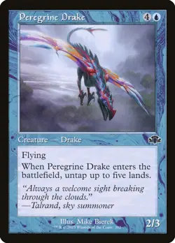 MTG Magic the Gathering Peregrine Drake (292/481) Dominaria Remastered NM - Image 1