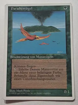 German Birds of Paradise MTG WB Foreign 4th Edition Regular - Image 1