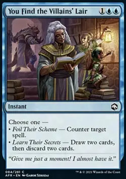 MTG You Find the Villains' Lair (84/424) Adventures in the Forgotten Realms NM - Image 1