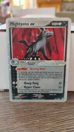 MIGHTYENA ex Holon Phantoms POKEMON Holo Silver 2006 Trading Card 101/110 TCG - Image 1