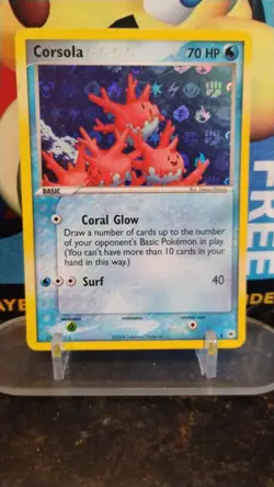 CORSOLA ex Hidden Legends POKEMON 2004 Holo Trading Card 32/101 - Image 1