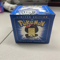 23K Gold Pokemon Card and Ball Pokemon The Movie Burger King - Vintage - Image 2