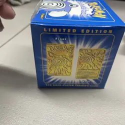 23K Gold Pokemon Card and Ball Pokemon The Movie Burger King - Vintage - Image 5