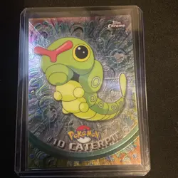 Caterpie Topps Chrome Pokemon TV Animation Edition #10 2000 - Image 1