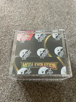Pokemon TCG Mega Evolution Booster Box + Acrylic Box - New & Sealed - Image 1