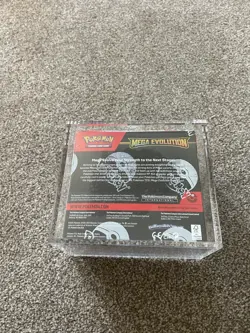 Pokemon TCG Mega Evolution Booster Box + Acrylic Box - New & Sealed - Image 2