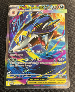 Mega Sharpedo ex 127/094 SIR 2025 Pokemon TCG Phantasmal Flames - Image 1