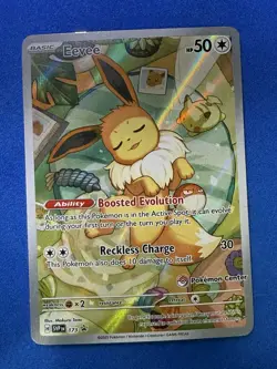 Eevee #173 Pokemon Center Stamped Promo Prismatic Evolutions NM - Image 1