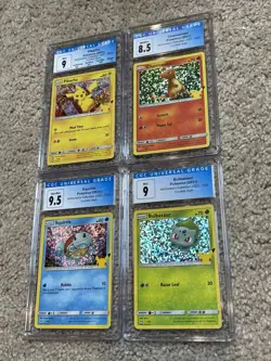 McDonald’s 25th Anniversary Pokemon FULL HOLO SET - Graded By CGC - High Grades! - Image 2