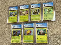 McDonald’s 25th Anniversary Pokemon FULL HOLO SET - Graded By CGC - High Grades! - Image 3