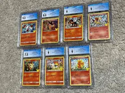 McDonald’s 25th Anniversary Pokemon FULL HOLO SET - Graded By CGC - High Grades! - Image 5