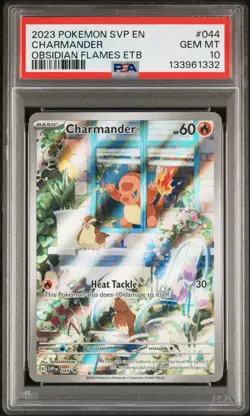 2023 Pokemon SVP EN Charmander Obsidian Flames Promo Psa 10 - Image 1