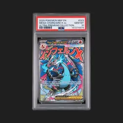 2025 POKEMON MEP EN-ME BLACK STAR PROMO #023 MEGA CHARIZARD X EX PSA 10 - Image 1