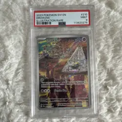 Pokemon TCG SV01: Scarlet & Violet Drowzee Illustration Rare 210/198 PSA 9 Holo - Image 1