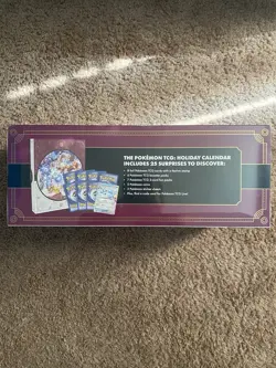 Pokemon Tcg Holiday Calendar 2025 new factory sealed - Image 3