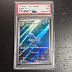Pokemon 151 Wartortle Illustration Rare 171/165 English PSA 9 - Image 1
