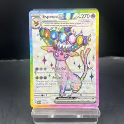 Pokemon TCG - Espeon Ex SVP 175 - Prismatic Evolutions Full Art Promo - NM - Image 1