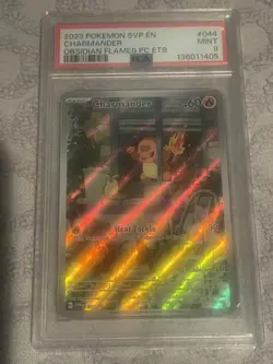 Pokemon TCG Charmander Obsidian Flames Promo #044 PSA Gem Mint 9 Pokemon Center - Image 1