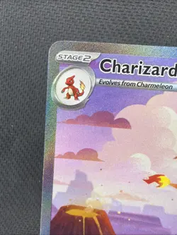 2023 Pokemon SV 151 - MEW EN #199/165 Charizard ex LP/NM. Whiting On A Corner - Image 2