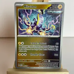 Miraidon 69/191 Surging Sparks Reverse Holo Uncommon Pokemon Light Play+ - Image 1