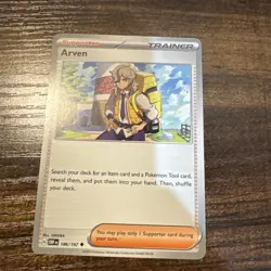 Arven 186/197(Obsidian Flames) Uncommon NM Pokemon 1x - Image 1