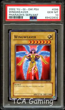 PSA 10 GEM MINT Wingweaver PSV-096 Pharaoh's Servant ORIGINAL Yugioh Card 832 - Image 1