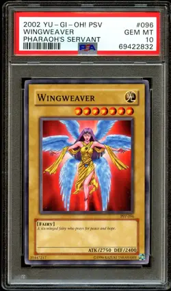 PSA 10 GEM MINT Wingweaver PSV-096 Pharaoh's Servant ORIGINAL Yugioh Card 832 - Image 2