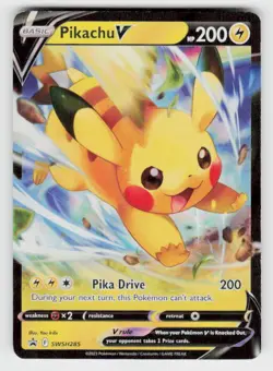 SWSH: Sword & Shield Promo Cards #SWSH285 Pikachu V - Image 1