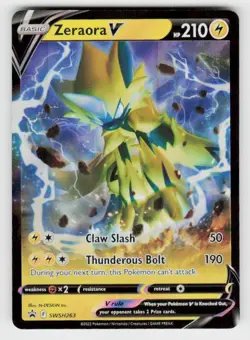 SWSH: Sword & Shield Promo Cards #SWSH263 Zeraora V - Image 1
