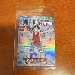 Bandai Namco One Piece CCG Monkey D. Luffy US College Basketball Promo Card - Image 1