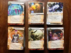 Android Netrunner Red Sand Cycle, 6 Packs, Ex Condition, Cards Only, FREE P&P - Image 1