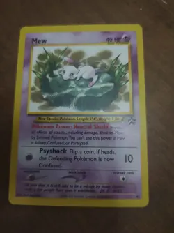Pokemon Mew Card 47 Promo Black Star Wizards of the Coast Near Mint - Image 1