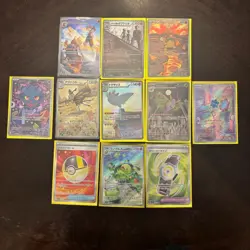 11 Japanese Pokemon Card Holo Lot Alternate Art Lot Rare Secret Rare Lot #2 - Image 1