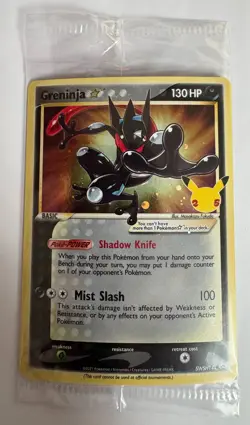 Greninja SWSH144 Black Star Promo Celebrations ETB SEALED NM Pokemon Card - Image 1