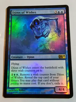Djinn of Wishes 50/249 Foil Magic The Gathering MTG - Image 1