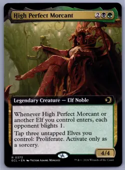 High Perfect Morcant (Extended Art) R Lorwyn Eclipsed 373 NM - MTG - Image 1
