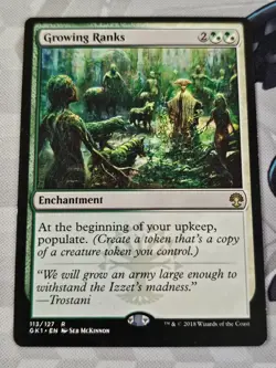 Growing Ranks 113/127 Rare Ravnica 2018 MTG Magic The Gathering - Image 1