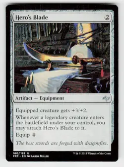 Fate Reforged #160 Hero's Blade - Image 1