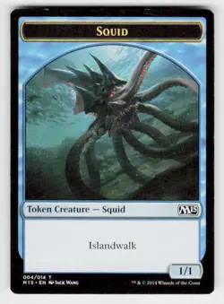 Magic 2015 (M15) #4 Squid Token - Image 1