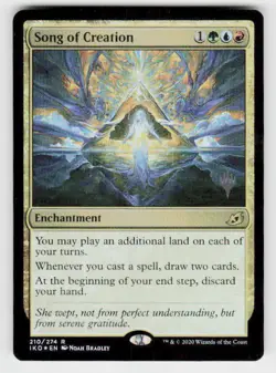 Ikoria: Lair of Behemoths #210 Song of Creation Foil - Image 1