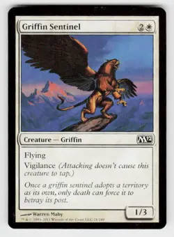 Magic 2012 (M12) #21 Griffin Sentinel - Image 1